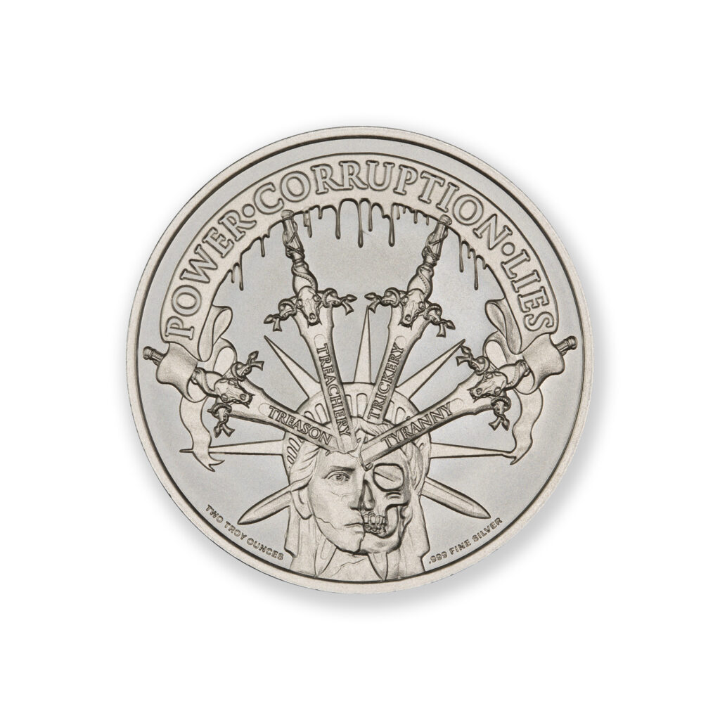T4 SERIES - TREACHERY - 2 TROY OUNCE - 39MM