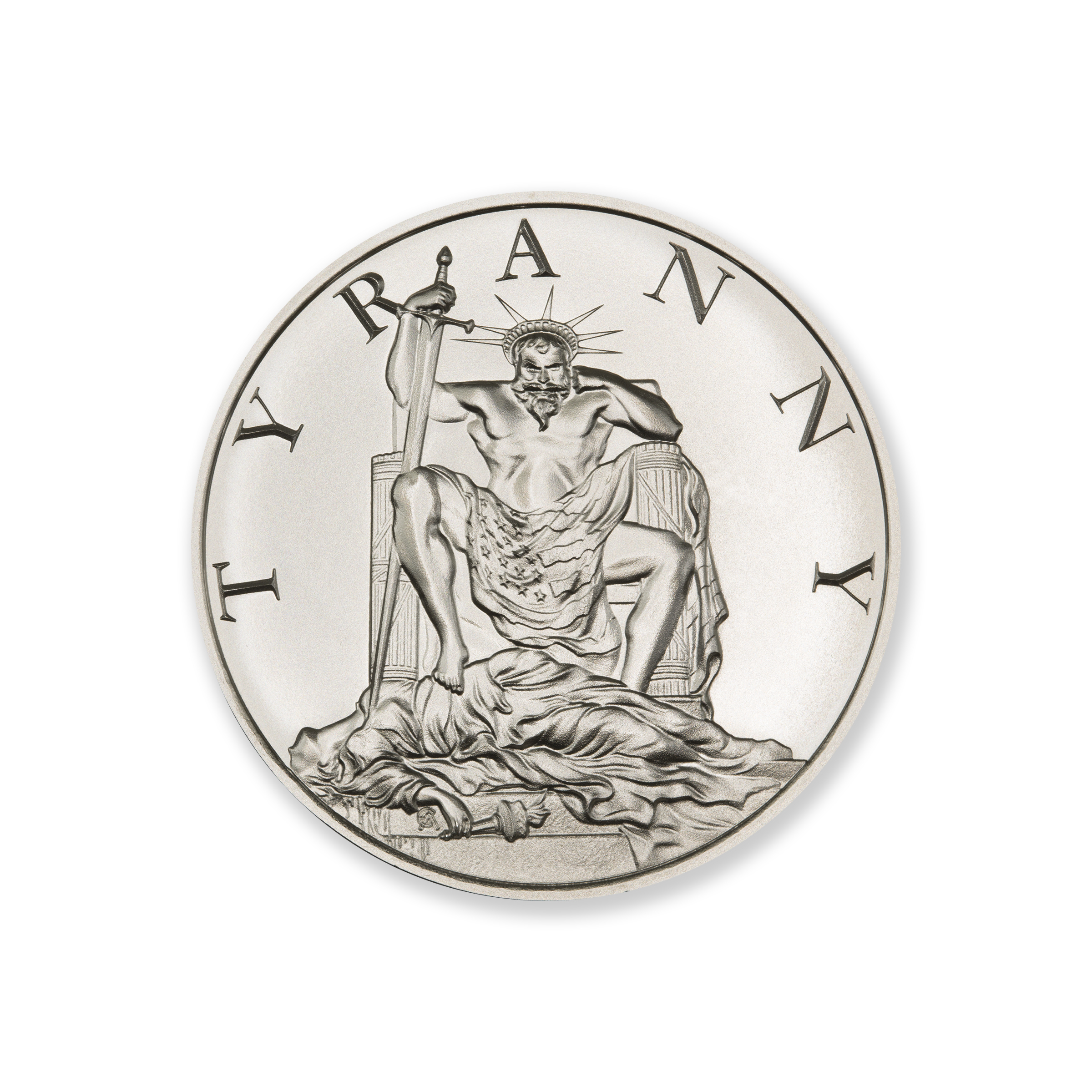 T4 SERIES - TYRANNY - 2 TROY OUNCE - 39MM - Image 2
