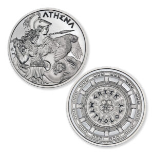 GREEK MYTHOLOGY SERIES - ATHENA - 1 TROY OUNCE - 39MM