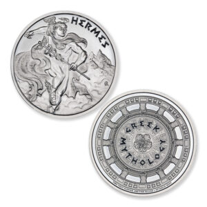 GREEK MYTHOLOGY SERIES – HERMES – 2 TROY OUNCE – 39MM