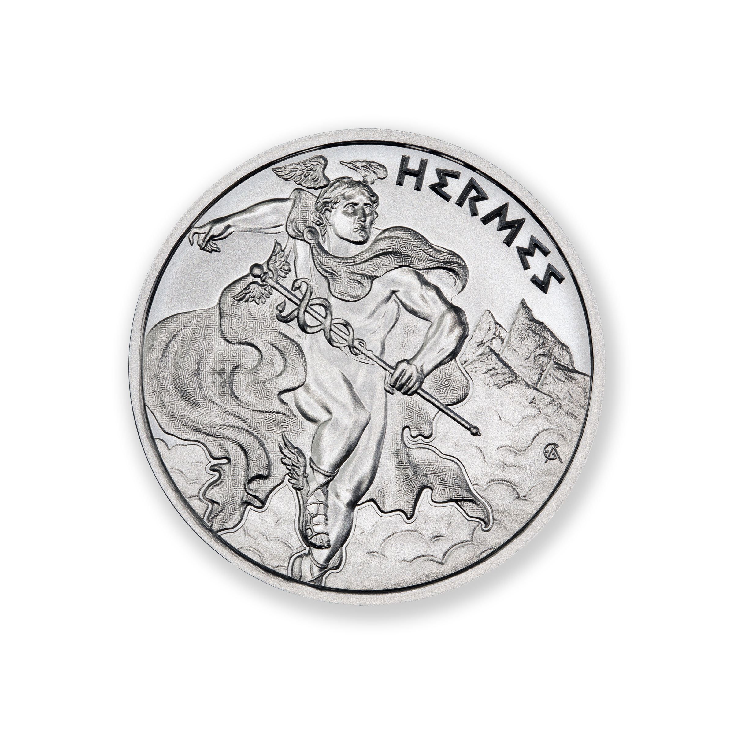 GREEK MYTHOLOGY SERIES - HERMES - 1 TROY OUNCE - 39MM - Image 2