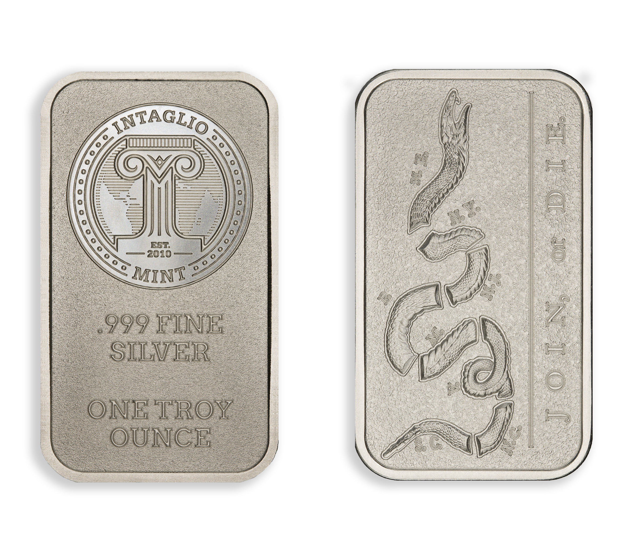 JOIN, OR DIE - 1 TROY OUNCE - BAR/INGOT - Image 1