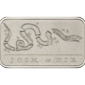 JOIN, OR DIE - 1 TROY OUNCE - BAR/INGOT - Image 3