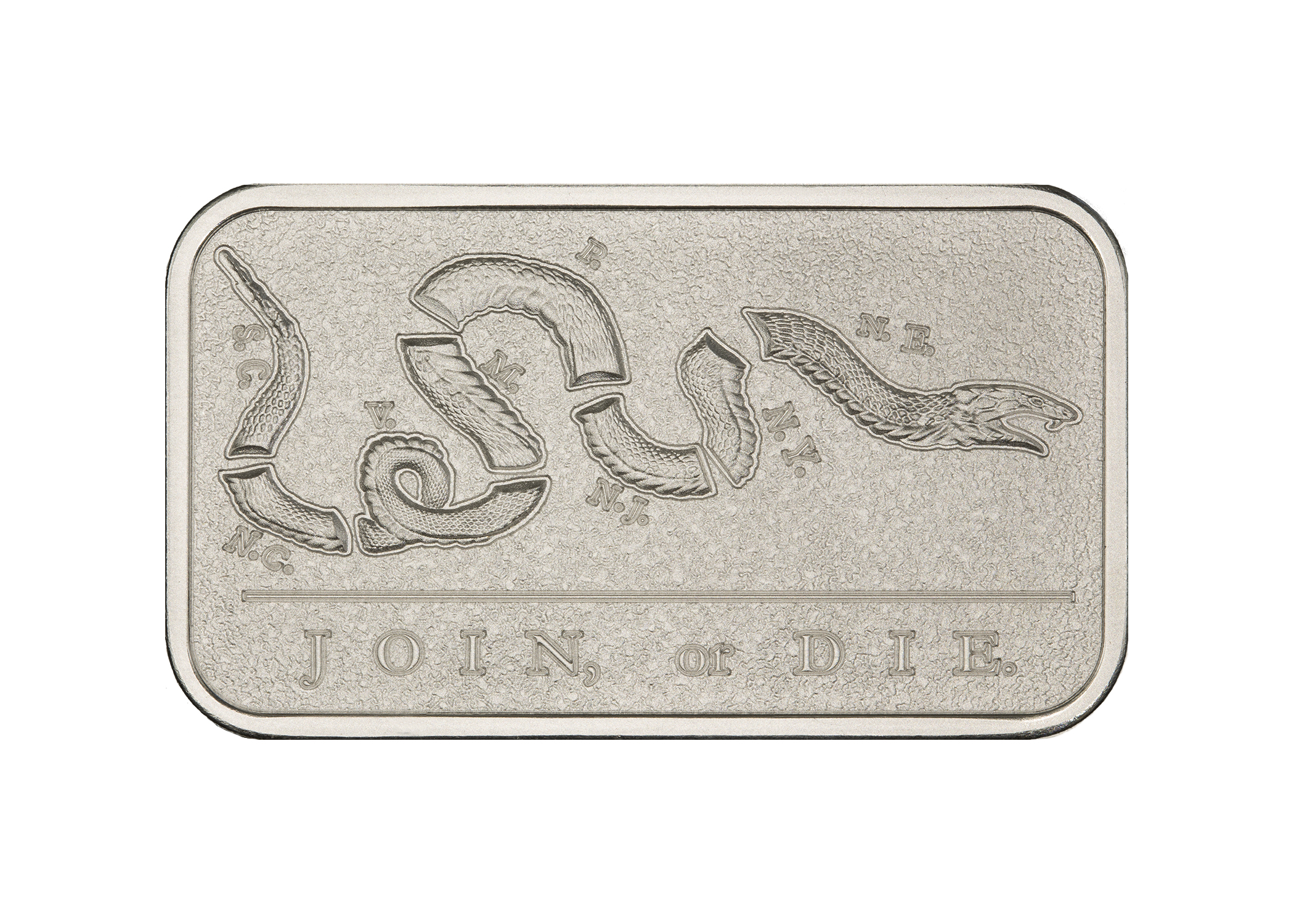 JOIN, OR DIE - 1 TROY OUNCE - BAR/INGOT - Image 3