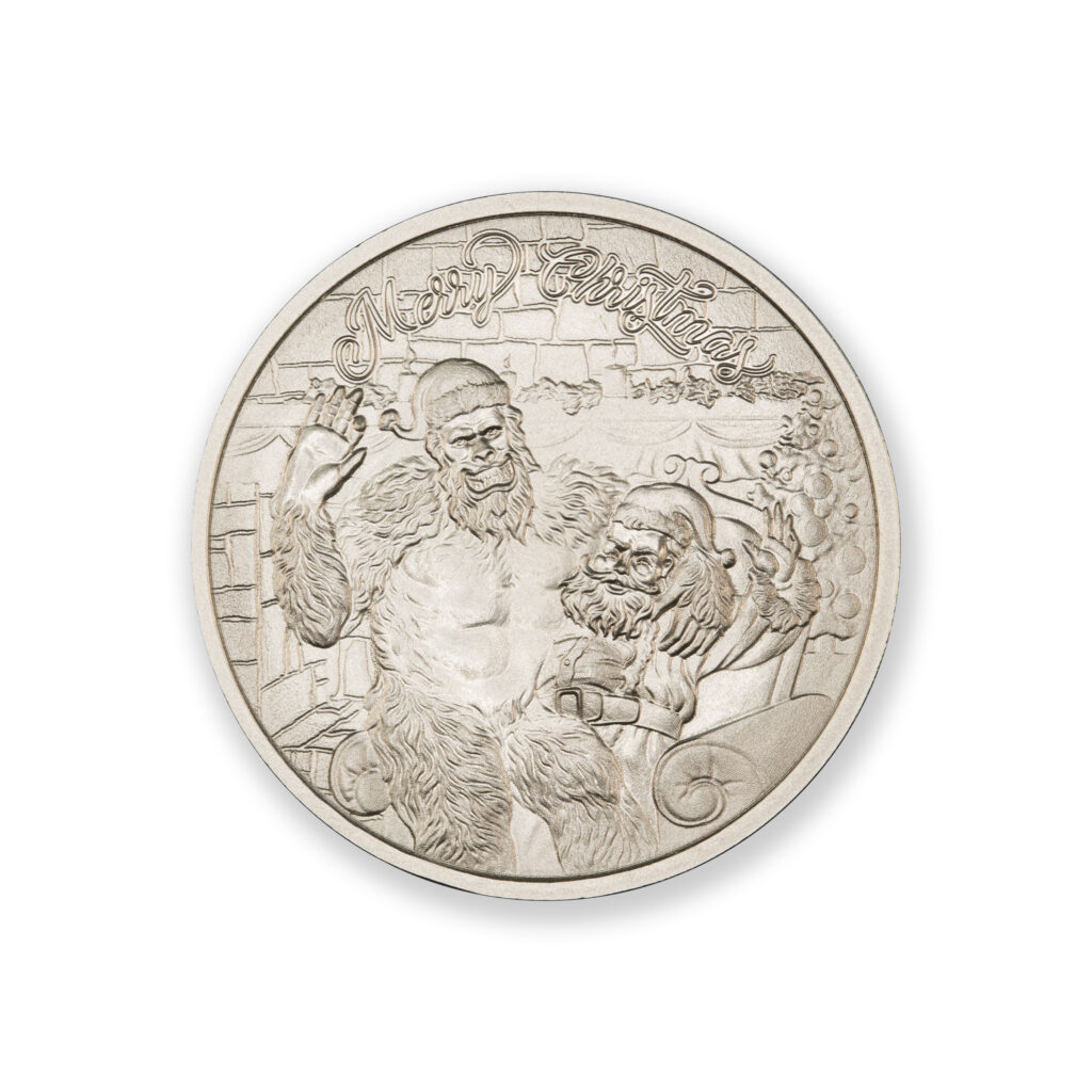 BIGFOOT CHRISTMAS - 1 TROY OUNCE - 39MM
