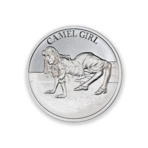 FAMOUS CIRCUS SIDESHOW ACTS - CAMEL GIRL - 1 TROY OUNCE - 39MM