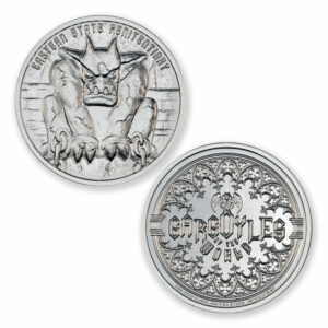 GARGOYLE - TYPE III - EASTERN STATE PENITENTIARY - 1 TROY OUNCE - 39MM