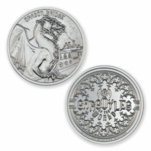 GARGOYLE - TYPE VI - DRAGON BRIDGE - DRAGON - 1 TROY OUNCE - 39MM