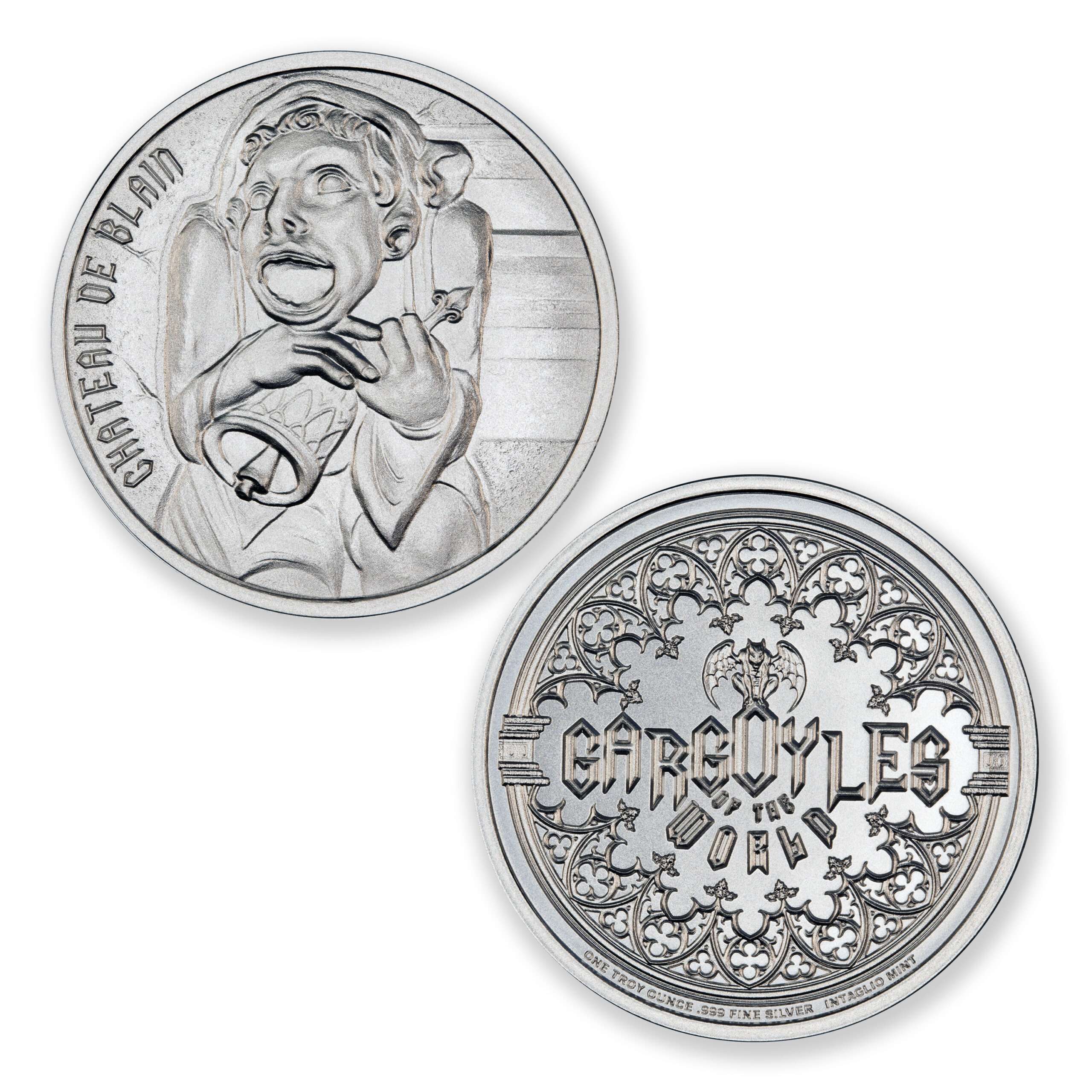 GARGOYLE - TYPE VII - CHÂTEAU DE BLAIN - 1 TROY OUNCE - 39MM - Image 1