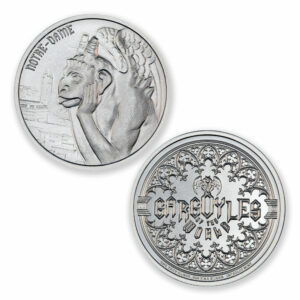 GARGOYLE - TYPE II - NOTRE DAME - 1 TROY OUNCE - 39MM