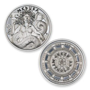 GREEK MYTHOLOGY SERIES - MEDUSA - 1 TROY OUNCE - 39MM