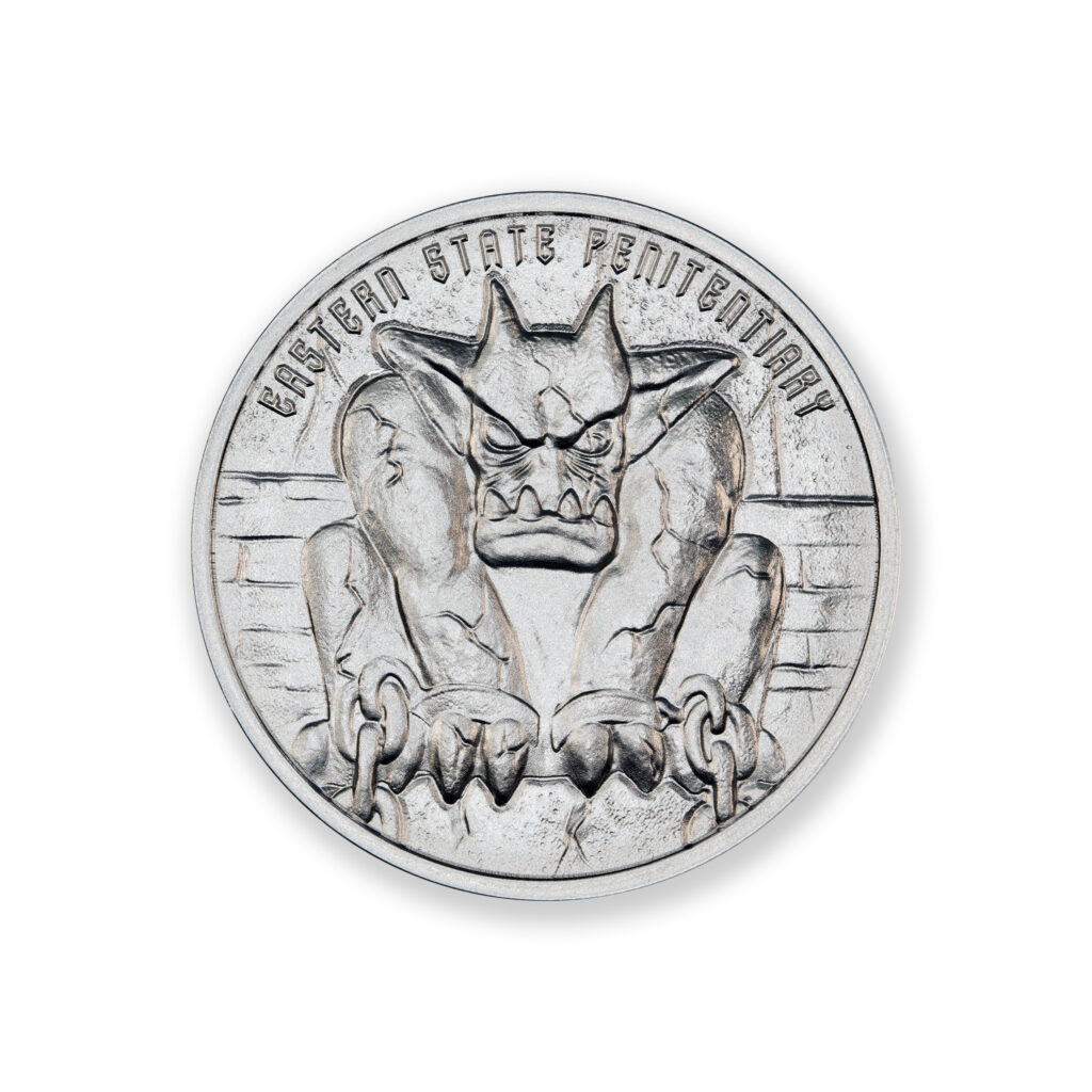 GARGOYLE - TYPE III - EASTERN STATE PENITENTIARY - 1 TROY OUNCE - 39MM