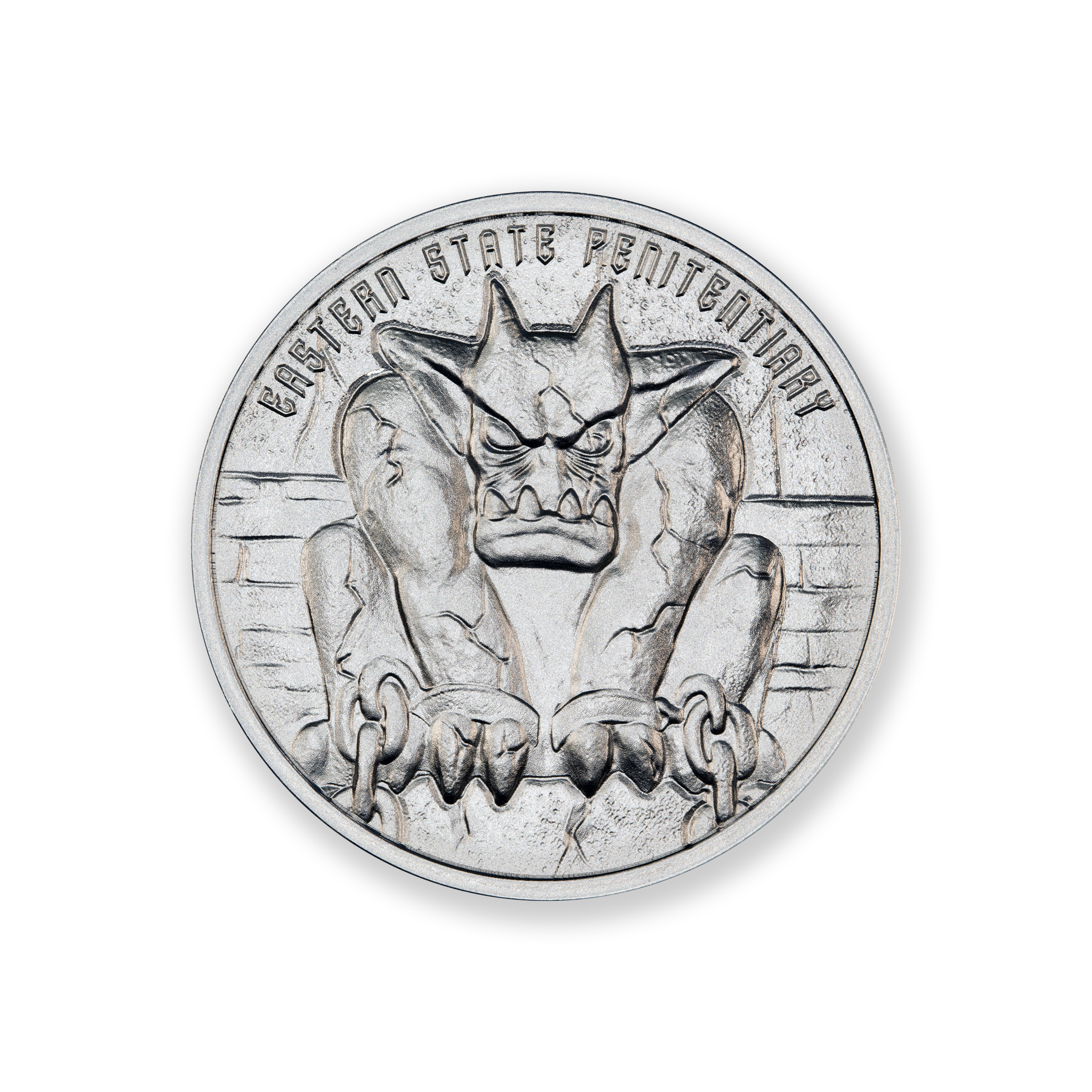 GARGOYLE - TYPE III - EASTERN STATE PENITENTIARY - 1 TROY OUNCE - 39MM - Image 2