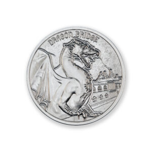 GARGOYLE - TYPE VI - DRAGON BRIDGE - DRAGON - 1 TROY OUNCE - 39MM