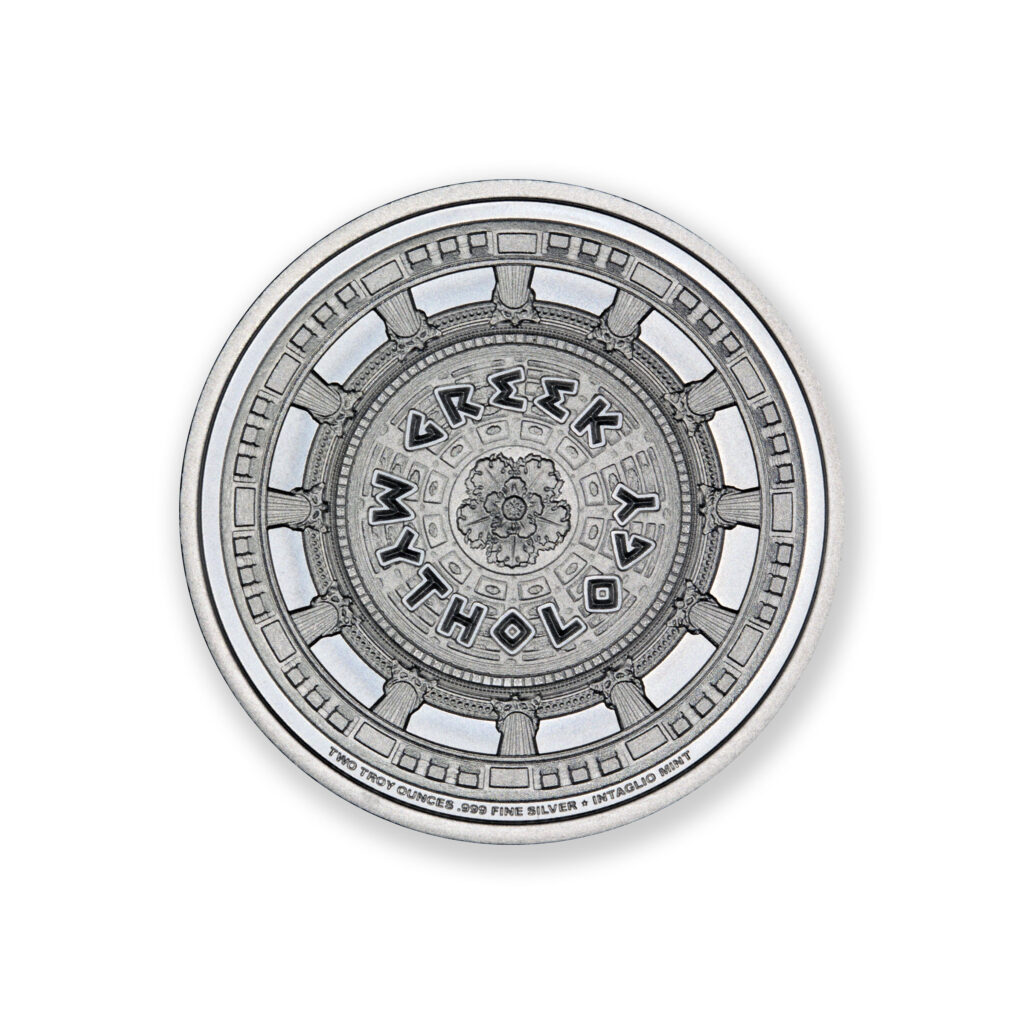 GREEK MYTHOLOGY SERIES – MEDUSA – 2 TROY OUNCE – 39MM