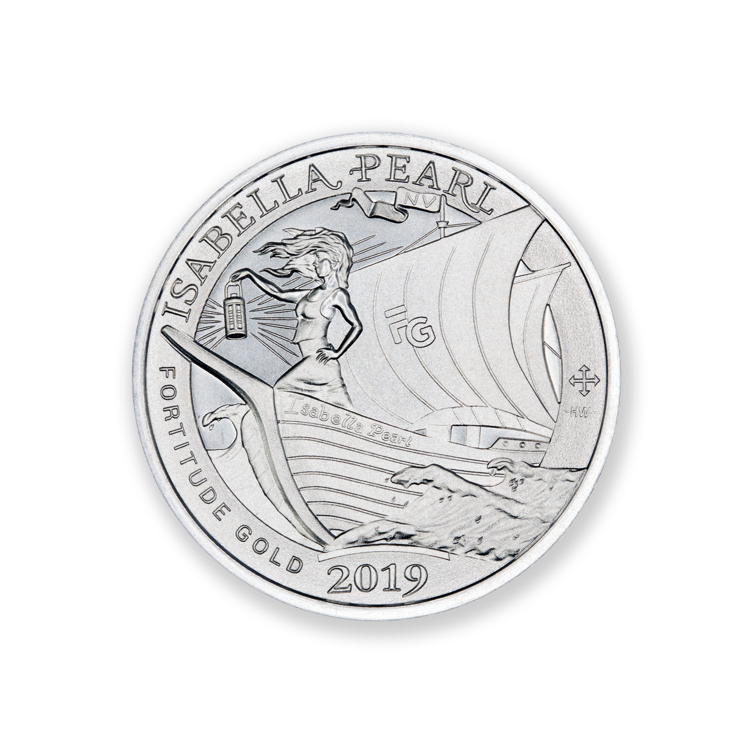 ISABELLA PEARL - 1 TROY OUNCE - 39MM - Image 2