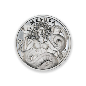 GREEK MYTHOLOGY SERIES – MEDUSA – 2 TROY OUNCE – 39MM