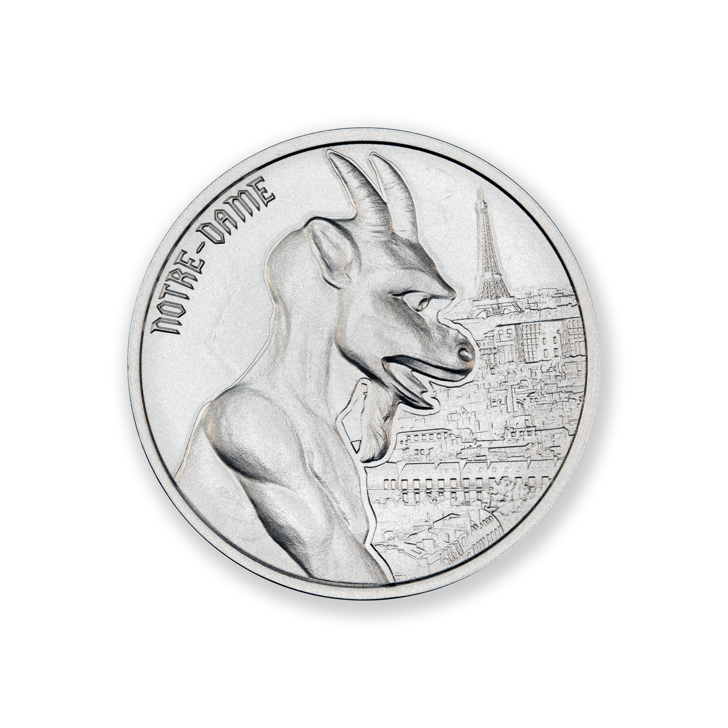 GARGOYLE - TYPE I - NOTRE-DAME - 1 TROY OUNCE - 39MM - Image 2