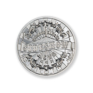 FAMOUS CIRCUS SIDESHOW ACTS - SCHLITZIE THE PINHEAD - 1 TROY OUNCE - 39MM