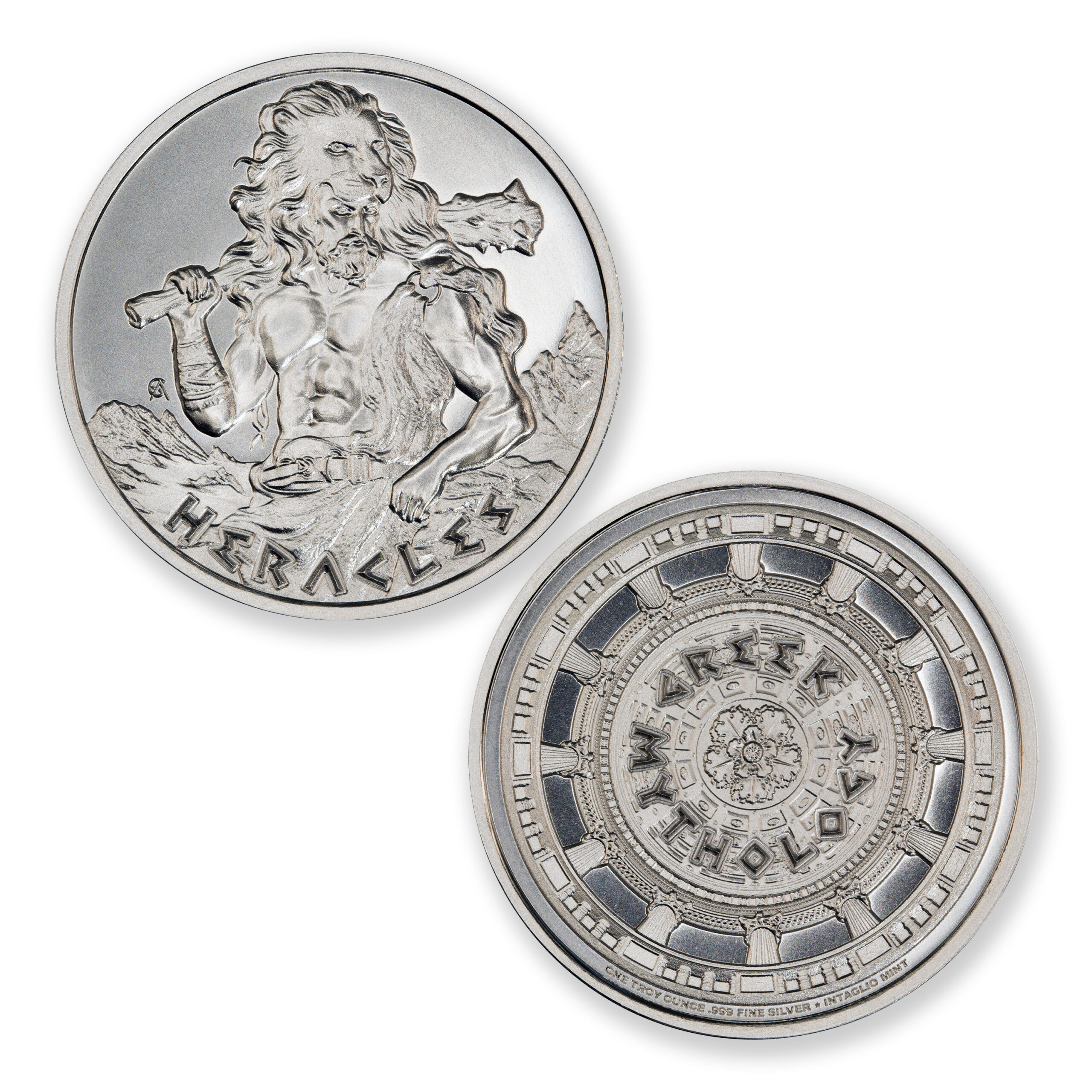 GREEK MYTHOLOGY SERIES - HERACLES - 1 TROY OUNCE - 39MM - Image 1