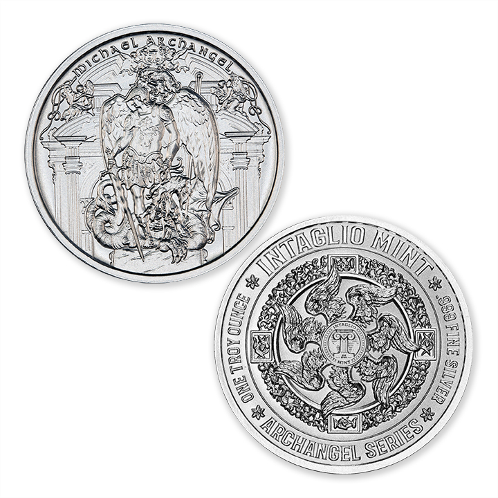 ARCHANGEL SERIES – MICHAEL – 1 TROY OUNCE – 39MM - Image 1