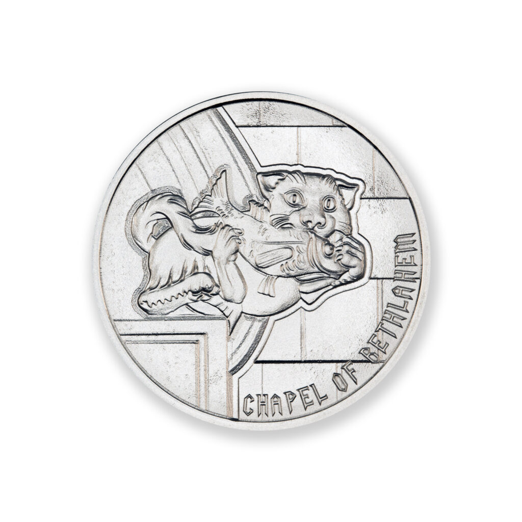 GARGOYLE - TYPE VIII - CHAPELLE DE BETHLÉEM - 1 TROY OUNCE - 39MM