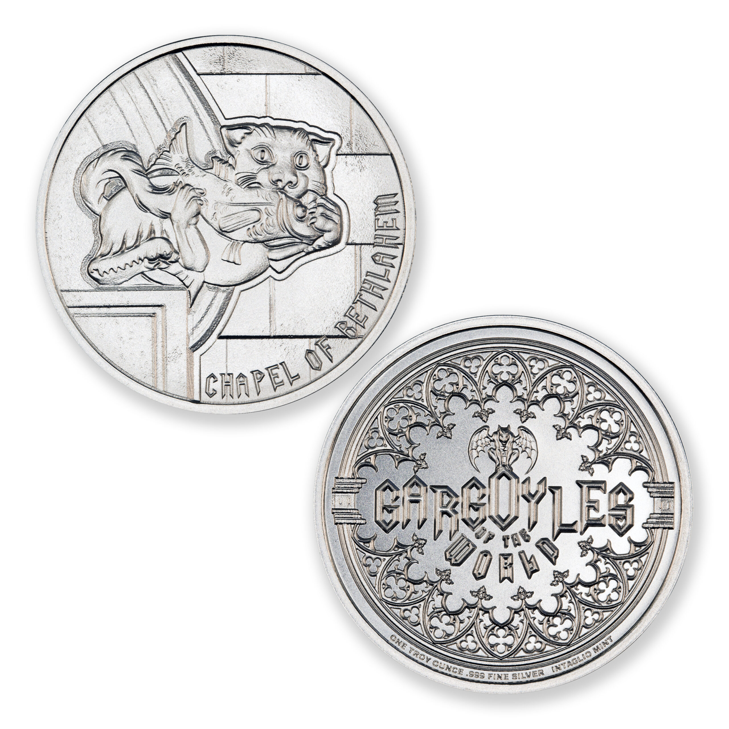 GARGOYLE - TYPE VIII - CHAPELLE DE BETHLÉEM - 1 TROY OUNCE - 39MM - Image 1