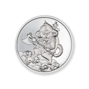 PURRFECTLY SILVER SERIES – VIKING CAT – 1 TROY OUNCE – 39MM