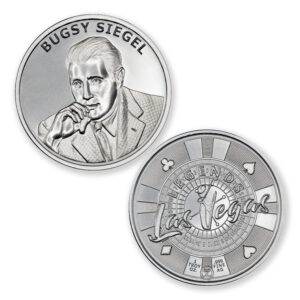 LEGENDS OF LAS VEGAS - BUGSY SIEGEL - 1 TROY OUNCE - 39MM