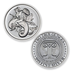 ANCIENT SEA MONSTER - RIDER SERIES - ARTIST ORIGINAL - 39MM - 2 TROY OUNCES