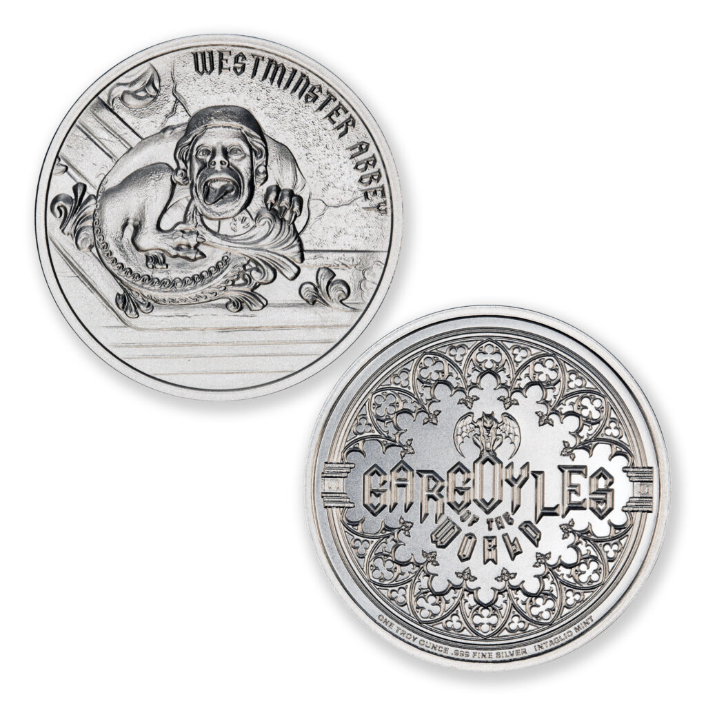 GARGOYLE - TYPE IX - WESTMINSTER ABBEY - 1 TROY OUNCE - 39MM