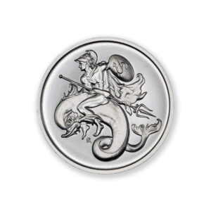 ANCIENT SEA MONSTER - RIDER SERIES - ARTIST ORIGINAL - 39MM - 2 TROY OUNCES