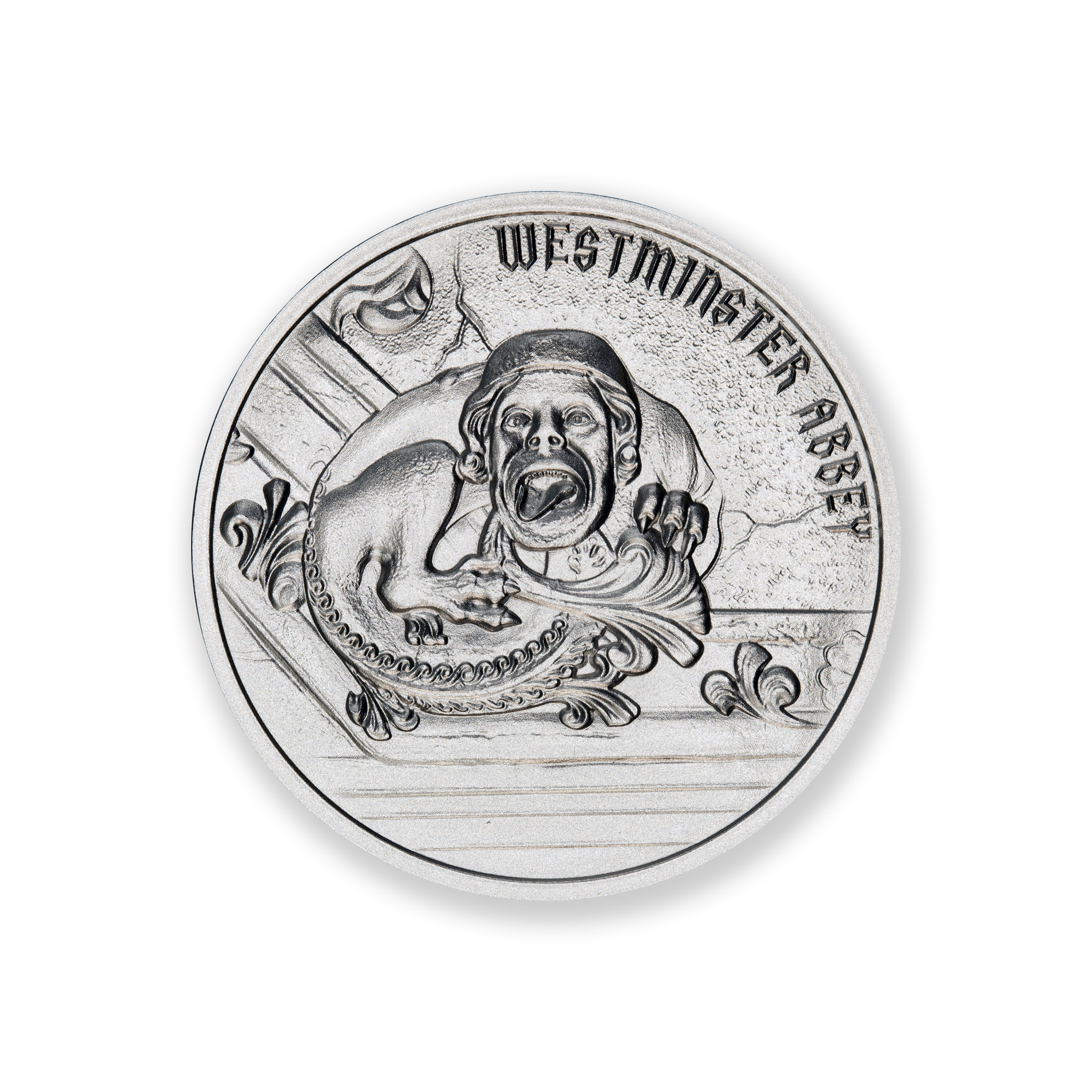 GARGOYLE - TYPE IX - WESTMINSTER ABBEY - 1 TROY OUNCE - 39MM - Image 2