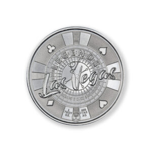 LEGENDS OF LAS VEGAS - BUGSY SIEGEL - 1 TROY OUNCE - 39MM