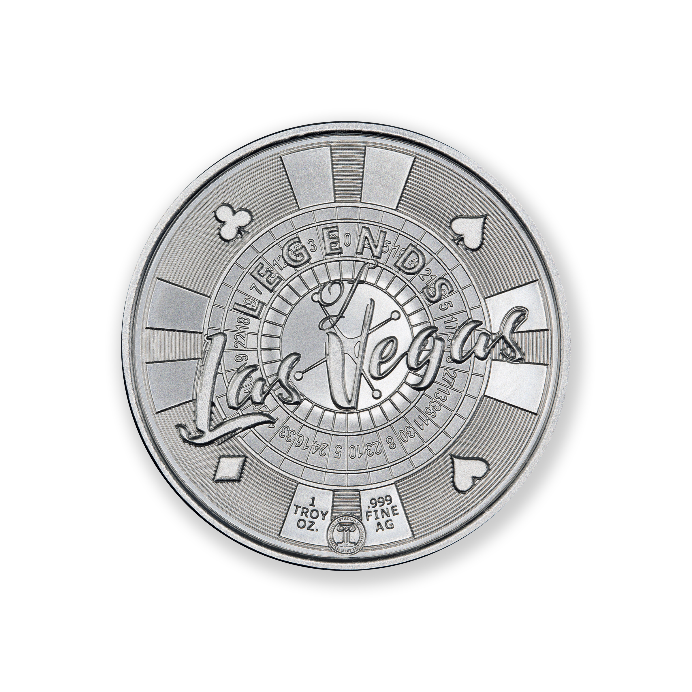 LEGENDS OF LAS VEGAS - BUGSY SIEGEL - 1 TROY OUNCE - 39MM - Image 3
