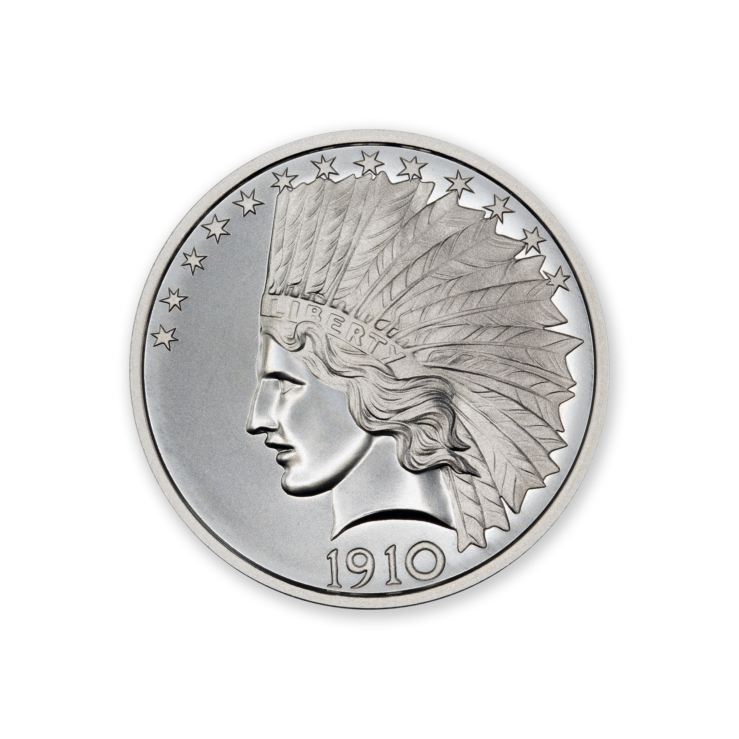 $10 INDIAN TRIBUTE - 1 TROY OUNCES - 39MM - Image 3