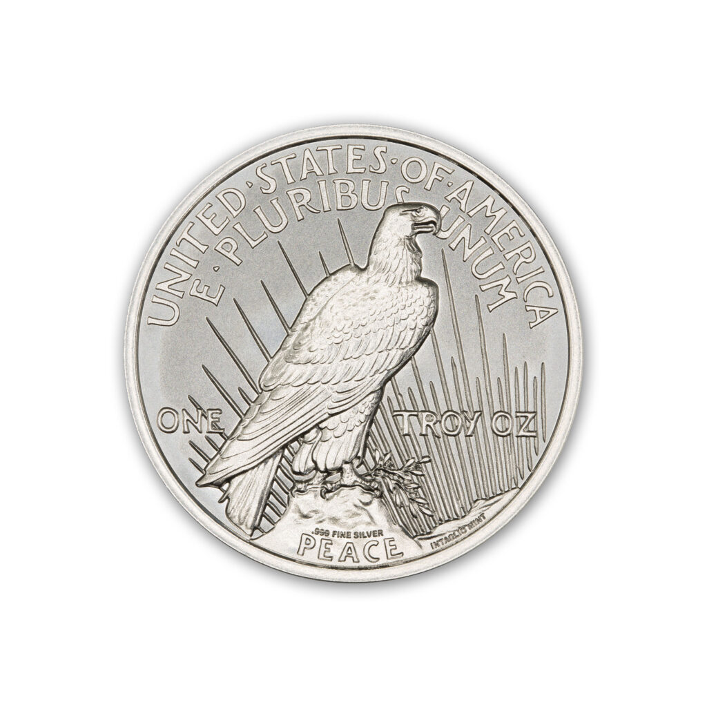 1921 PEACE DOLLAR TRIBUTE - 1 TROY OUNCES - 39MM