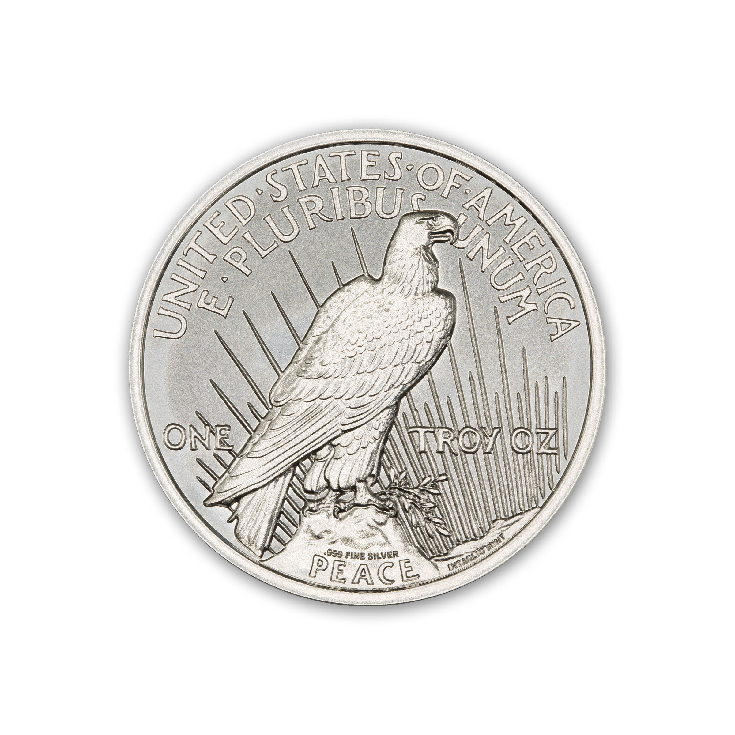 1921 PEACE DOLLAR TRIBUTE - 1 TROY OUNCES - 39MM - Image 3