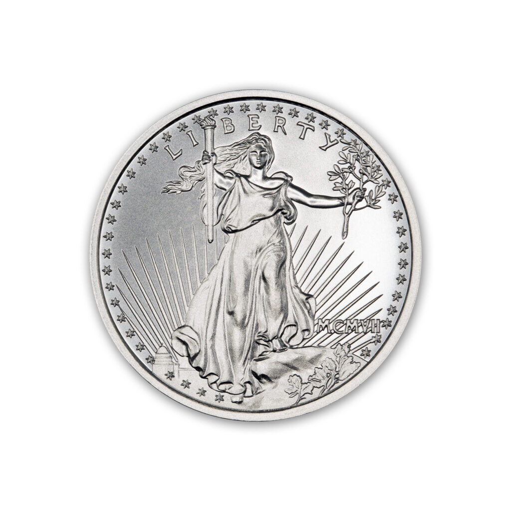 $20 SAINT-GAUDENS TRIBUTE - 1 TROY OUNCE - 39MM