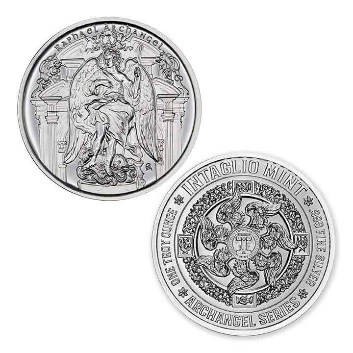 ARCHANGEL SERIES – RAPHAEL – 1 TROY OUNCE – 39MM - Image 1