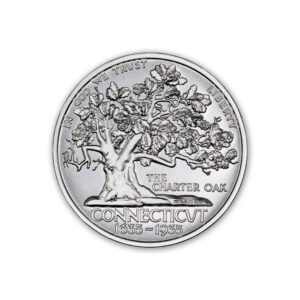 1935 CONNECTICUT HALF COMMEMORATIVE TRIBUTE - 2 TROY OUNCE - 39MM