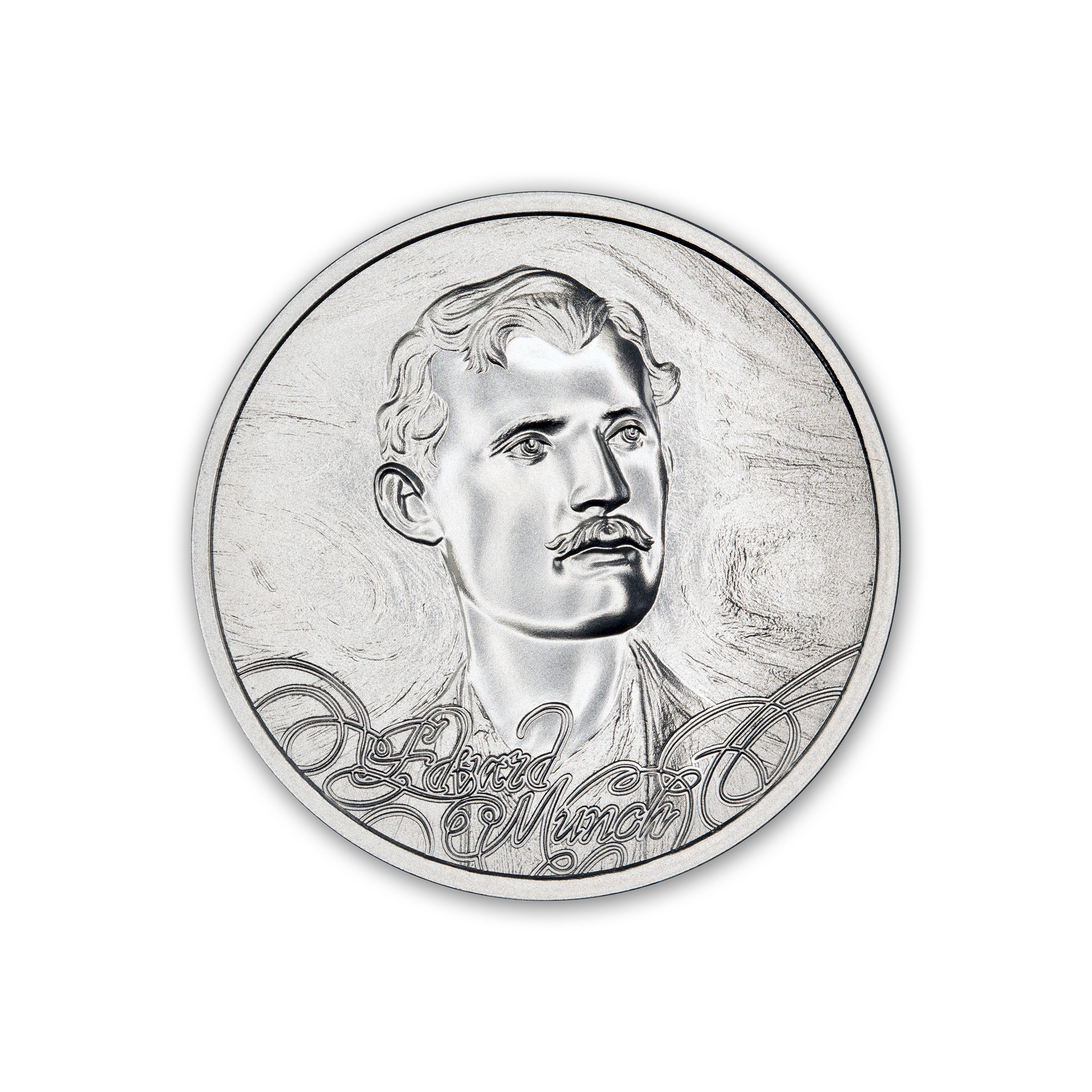 MASTERS OF ART - EDVARD MUNCH -1 TROY OUNCE - 39MM - Image 2