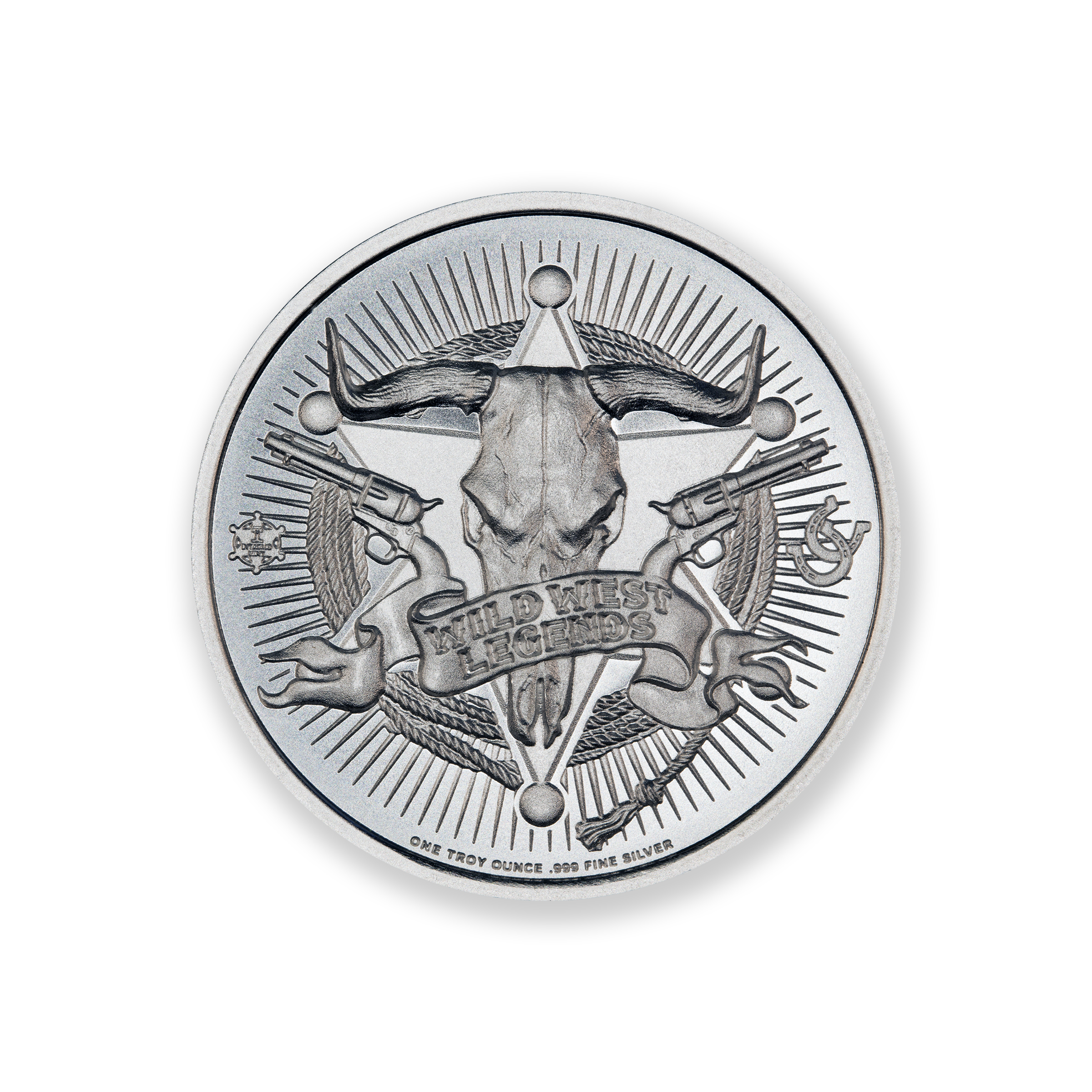 WILD WEST LEGENDS SERIES – ELANOR DUMONT (AKA MADAME MOUSTACHE) – 1 TROY OUNCE – 39MM - Image 3