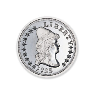 1795 DRAPED BUST $10 13 LEAVES TRIBUTE - 2 TROY OUNCES - 39MM