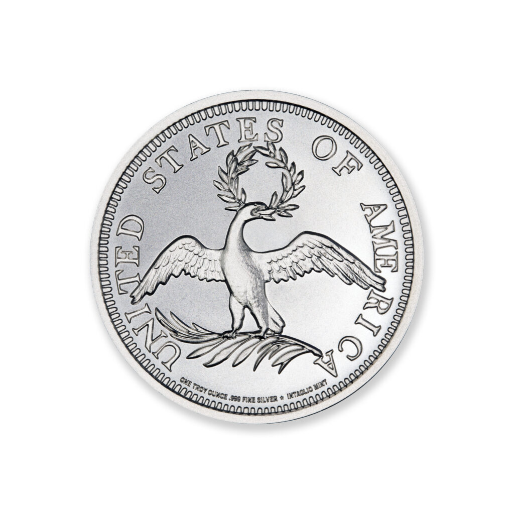 1795 DRAPED BUST $10 13 LEAVES TRIBUTE - 1 TROY OUNCE - 39MM