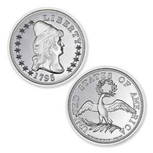 1795 DRAPED BUST $10 13 LEAVES TRIBUTE - 1 TROY OUNCE - 39MM