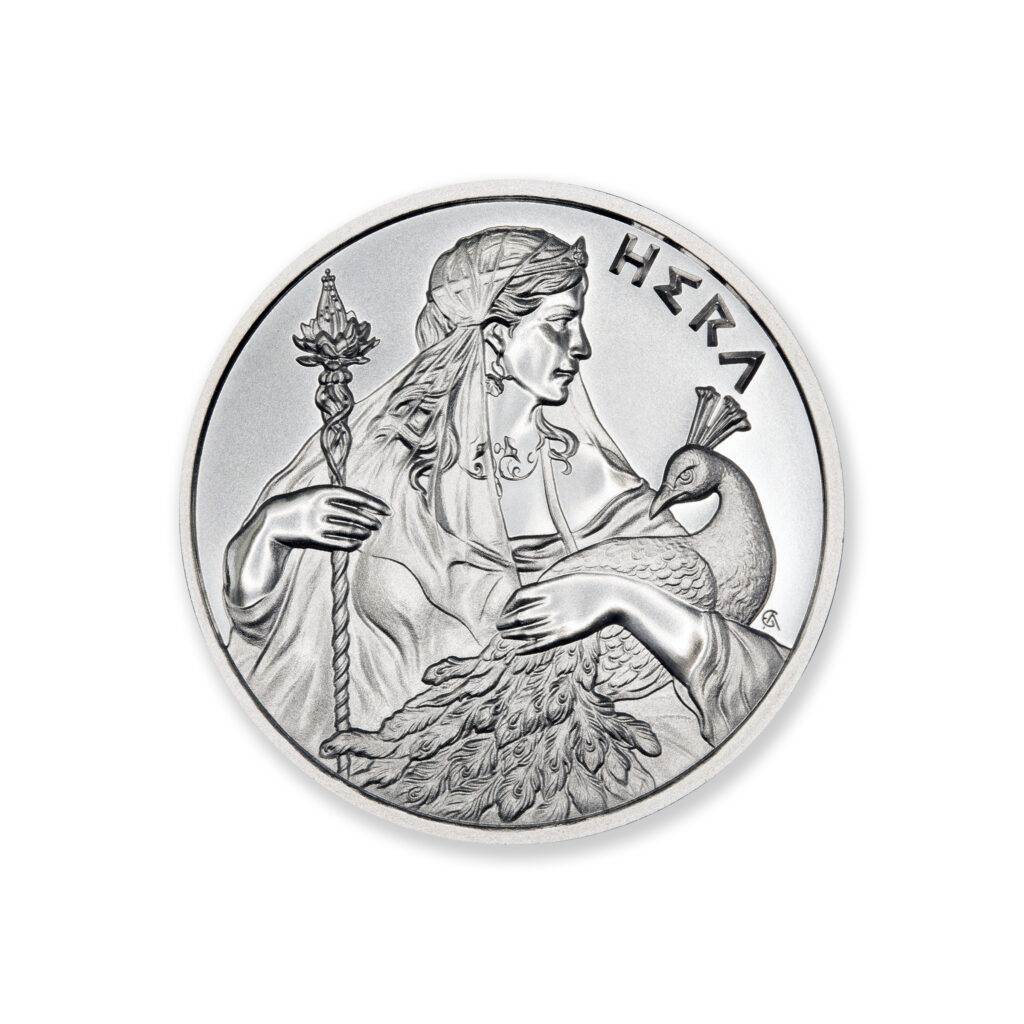 GREEK MYTHOLOGY SERIES - HERA - 1 TROY OUNCE - 39MM