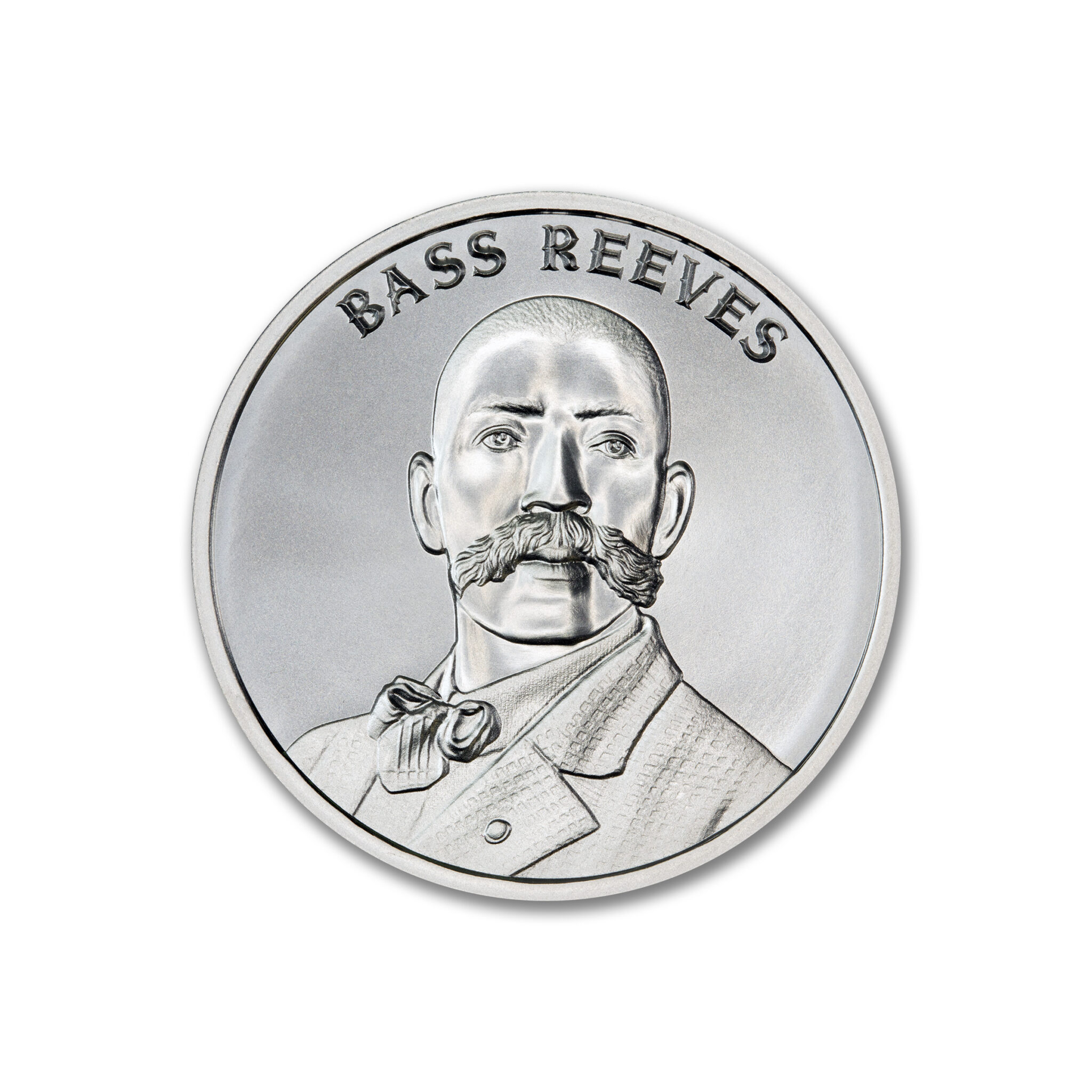WILD WEST LEGENDS SERIES - BASS REEVES – 1 TROY OUNCE – 39MM - Intaglio ...