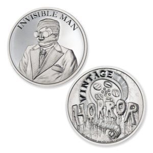 INVISIBLE MAN - VINTAGE HORROR SERIES - 1 TROY OUNCE - 39MM