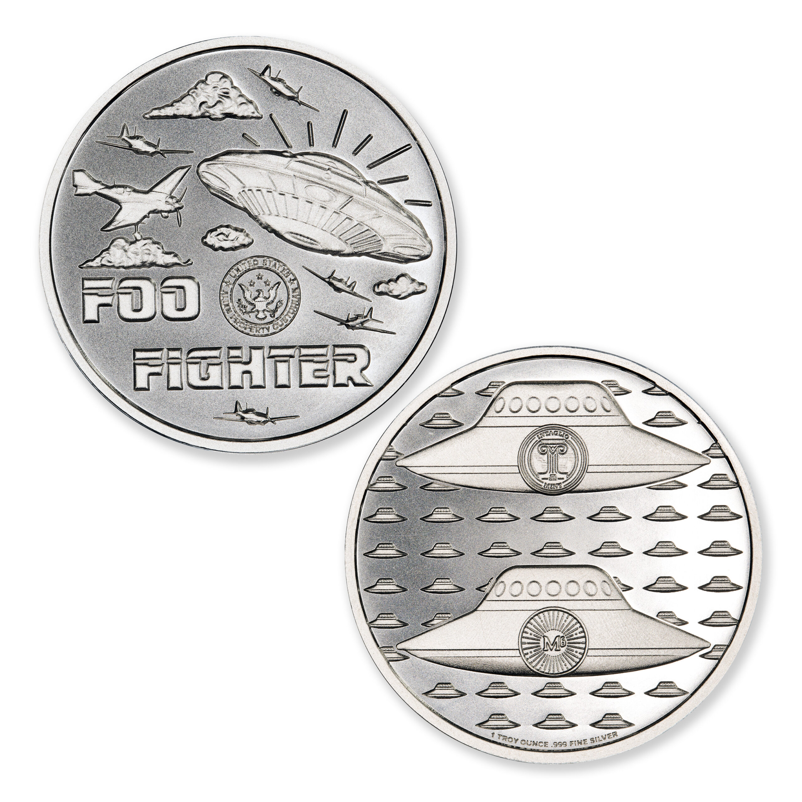 FOO FIGHTER – 1 TROY OUNCE – 39MM - Image 1